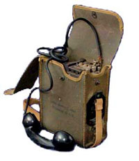 Американский полевой телефонный аппарат ЕЕ-8А с индукторным вызовом